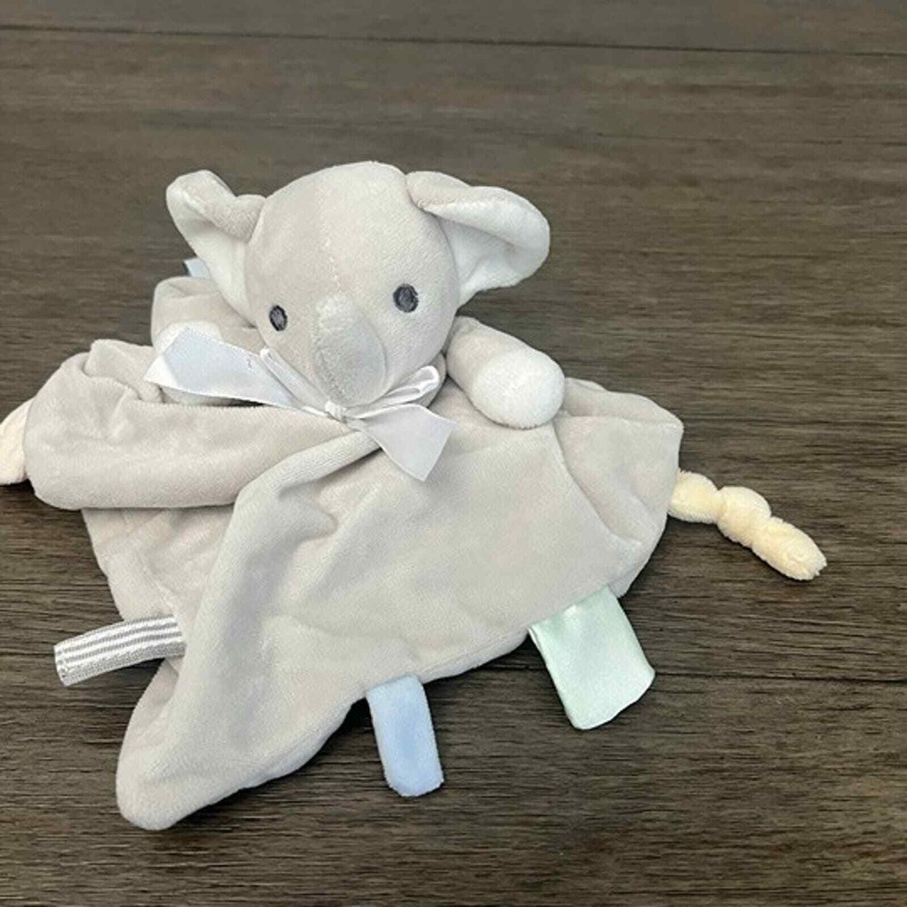 London Bridge Grey Elliot the Elephant Plush Lovey